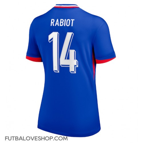 Dres Francúzsko Adrien Rabiot #14 Domáci pre Ženy ME 2024 Krátky Rukáv